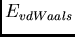 $E_{vdWaals}$