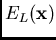 $E_L({\bf x})$