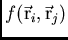 $f(\vec{\rm r}_i,\vec{\rm r}_j)$