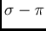 $\sigma-\pi$