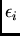 $\epsilon_i$