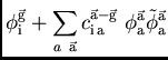 $\displaystyle \phi_{\rm i}^{\vec{\rm g}} + \sum_{a \vec{\rm a}} c_{\rm i a}^{...
...\vec{\rm g}} \phi_{\rm a}^{\vec{\rm a}} \cr
\tilde{\phi}_{\rm a}^{\vec{\rm a}}$