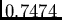 $0.7474 $