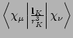 $\left<\chi_{\mu}\left\vert\frac{{\bf l}_K}{r_{K}^{3}}\right\vert\chi_{\nu}\right>$
