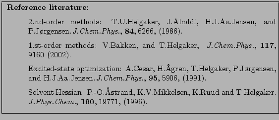 \fbox{
\parbox[h][\height][l]{12cm}{
\small
\noindent
{\bf Reference literature:...
...ewblock {\em J.Phys.Chem.}, {\bf
100},\hspace{0.25em}19771, (1996).
\end{list}}}