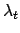 $\lambda_{t}$
