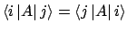 $\langle B \mid A \mid C \rangle$