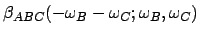 $\omega_A = -\omega$