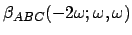$\omega_C = -\omega$