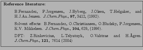 \fbox{
\parbox[h][\height][l]{12cm}{
\small
\noindent
{\bf Reference literature:...
...\newblock {\em J.Chem.Phys.}, {\bf 121},\hspace{0.25em} 7614 (2004)
\end{list}}}