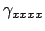 $\gamma_{xxxx}$