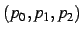 $(p_0,p_1,p_2)$