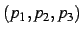 $(p_1,p_2,p_3)$