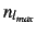 $n_{l_{max}}$
