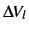 $\Delta V_l$