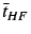 $\displaystyle \bar t_{HF}$