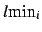 $l{\text{min}}_i$