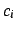 $c_i$