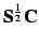 ${\bf S}^{\frac{1}{2}} {\bf C}$