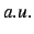 $a.u.$
