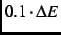 $0.1 \cdot {\Delta E}$