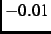 $\textstyle -0.01$