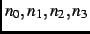 $n_0,n_1,n_2,n_3$