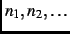 $n_1,n_2,\ldots$