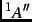 $^1A''$