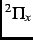 $^2\Pi_x$