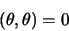 \begin{displaymath}
(\theta,\theta) = 0
\end{displaymath}