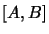 $\lbrack A,B\rbrack$