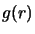 $g(r)$
