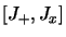 $\displaystyle \lbrack J_+,J_x\rbrack$