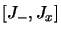 $\displaystyle \lbrack J_-,J_x\rbrack$