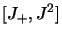 $\displaystyle \lbrack J_+,J^2\rbrack$
