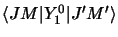 $\langle JM \vert Y_1^0 \vert J^\prime M^\prime \rangle $