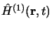 $\hat H^{(1)}({\bf r}, t)$