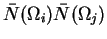 $\bar N(\Omega_i)\bar N(\Omega_j)$
